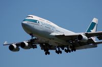 B-HOS @ CYVR - Cathay Pacific coming from Hong Kong in final approach - by Michel Teiten ( www.mablehome.com )