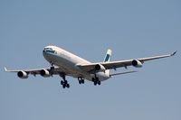B-HXE @ CYVR - Cathay Pacific arriving at Vancouver - by Michel Teiten ( www.mablehome.com )