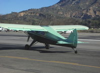 N6126D @ SZP - 1957 Piper PA-22-150 TRI-PACER taildragger conversion, Lycoming O-320 150 Hp, taxi to Rwy 22 - by Doug Robertson