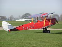 G-AJVE @ EGBK - Tiger Moth visiting Sywell