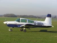 G-BBDL @ EGSP - AA-5 visiting Sibson