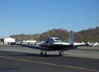N37C @ SZP - 1950 Ryan NAVION B, Continental IO-550 upgrade, taxi to Rwy 22 - by Doug Robertson