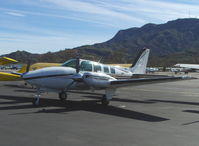 N6734X @ SZP - 1980 Beech 58 BARON, two Continental IO-520-C 285 Hp each - by Doug Robertson