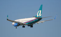N273AT @ KATL - Short Final for 26R - by Michael Martin