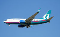 N286AT @ KATL - Short Final for 26R - by Michael Martin