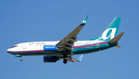N290AT @ KATL - On final for Runway 26R - by Michael Martin