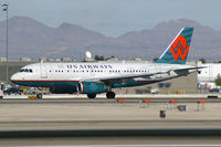N838AW @ KLAS - US Airways / 2005 Airbus A319-132 - by Brad Campbell