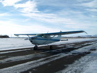 N8744T @ BNO - Winter Day on the taxi way - by Bob Wright