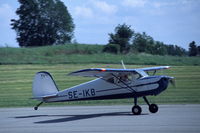 SE-IKB @ ESKB - Cessna 140 at Barkarby airfield, Stockholm, Sweden
