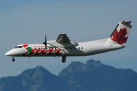 C-FJXZ @ CYVR - Air Canada Jazz landing at Vancouver - by Michel Teiten ( www.mablehome.com )