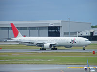 JA751J @ ROAH - Boeing 777-346/JAL/Naha - by Ian Woodcock