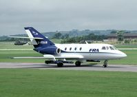 G-FRAM @ EGDY - This Falcon was later sold as 9M-FRA.