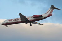 D-AGPD @ LOWW - AIR BERLIN  Fokker 28  0100 - by Delta Kilo