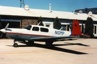 N10MP @ DPA - Photo taken for aircraft recognition training.  Porsche-powered Mooney passing through. - by Glenn E. Chatfield