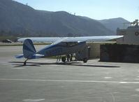 N89959 @ SZP - 1946 Cessna 140, Continental O-200 100 Hp upgrade, refueling - by Doug Robertson