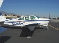 N6455N @ SZP - 1973 Beech F33A BONANZA, Continental IO-520-B 285 Hp, long fuselage version - by Doug Robertson