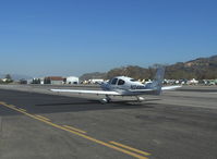 N248DG @ SZP - 2005 Cirrus SR22 GTS, Continental IO-550-N 310 Hp, taxi - by Doug Robertson