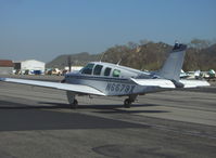 N6679X @ SZP - 1982 Beech A36 BONANZA, Continental IO-520 285 Hp, taxi - by Doug Robertson