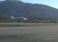 N6679X @ SZP - 1982 Beech A36 BONANZA, Continental IO-520 285 Hp, takeoff climb Rwy 22 - by Doug Robertson