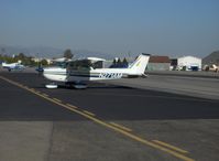 N271AM @ SZP - 1973 Cessna 172M, Lycoming O-320-E2D 150 Hp, taxi - by Doug Robertson