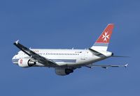 9H-AEM @ EDDL - Take off from Dusseldorf.