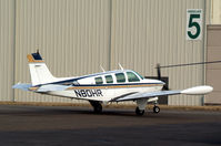 N80HR @ FRG - bonanza taxiing - by Stephen Amiaga