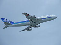 JA8961 @ ROAH - Boeing 747-481/ANA/Departing Naha