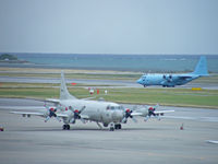 5022 @ ROAH - Lockheed P-3C/Naha (with C-130H 75-1076 taxying in) - by Ian Woodcock