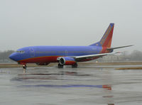 N614SW @ DAL - Southwest Airlines - In the rain at Love Field, Dallas, TX