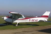 G-SEVE @ EGSP - Locally-based Cessna Skyhawk at Sibson
