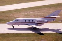 N533CS @ DPA - Photo taken for aircraft recognition training. Falcon 20 taxiing by the control tower - by Glenn E. Chatfield