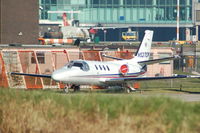 N527EW @ EGCC - Cessna 501 - by David Burrell