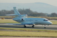 PR-FRU @ EGCC - Falcon 900 - Taxiing - by David Burrell