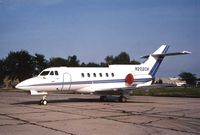 N202CH @ DPA - Photo taken for aircraft recognition training.  Ex-N202CH, Hawker 125 - by Glenn E. Chatfield