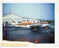 N7073W - At now defunct Dallas/Garland Airport around 1970 - by Dave Hester