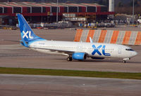 G-XLAN @ EGCC - XL Airways New B737 at Manchester in Feb 2008 - by Terry Fletcher