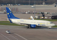 G-STRH @ EGCC - Astraeus B737 taxies in at Manchester in Feb 2008 - by Terry Fletcher