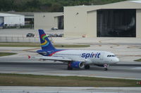 N506NK @ KFLL - Airbus A319 - by Mark Pasqualino