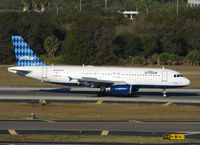 N649JB @ TPA - Jetblue A320 is an early morning arrival into Tampa - by Terry Fletcher