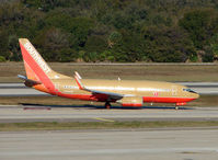 N763SW @ TPA - This Southwest B737 still wears the old style livery - by Terry Fletcher