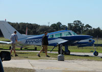 N444BR @ PIE - Cessna 310 in the grounds of the National Aviation Academy at St.Petersburg - Clearwater Airport