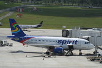 N506NK @ KFLL - Airbus A319 - by Mark Pasqualino