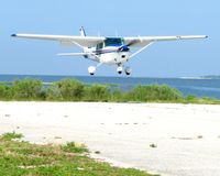 N377RM @ CDK - Landing at (CDK) Cedar Key, Florida - by Richard Massman