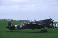 G-AWII @ EGSU - Spitfire Vc at Duxford, UK - by Henk van Capelle