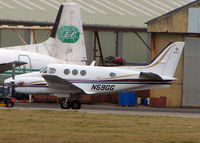N59GG @ EGNH - Beech C90A at Blackpool in Feb 2008 - by Terry Fletcher