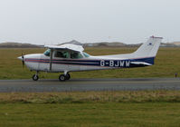 G-BJWW @ EGNH - Cessna F172P taxies out at Blackpool in Feb 2008