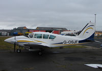 G-OSJF @ EGNH - Piper Aztec at Blackpool in Feb 2008 - by Terry Fletcher