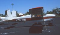 N7669M @ I19 - N7669M Cesna 175 at Greene County OH - by Pete Hughes