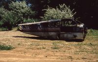 N7850Y @ I19 - N7850Y Twin Comanche, remains at Greene County OH in 1994 - by Pete Hughes