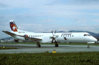 SE-006 @ LSME - This Saab 2000 had just been delivered from Sweden to Switzerland. - by Joop de Groot